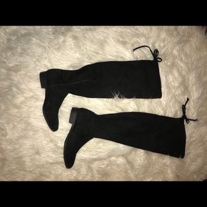 ABOVE knee boots - suede